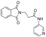 3-(1,3-DIOXO-1,3-DIHYDRO-2H-ISOINDOL-2-YL)-N-PYRIDIN-3-YLPROPANAMIDE Struktur