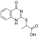 2-(4-OXO-1,4-DIHYDRO-QUINAZOLIN-2-YLSULFANYL)-PROPIONIC ACID Struktur