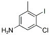 3-CHLORO-4-IODO-5-METHYLANILINE Struktur