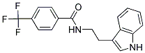 N-(2-INDOL-3-YLETHYL)(4-(TRIFLUOROMETHYL)PHENYL)FORMAMIDE Struktur