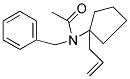 N-(1-ALLYLCYCLOPENTYL)-N-BENZYLACETAMIDE Struktur