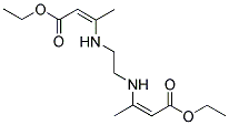 ETHYL (2Z)-3-[(2-([(1Z)-3-ETHOXY-1-METHYL-3-OXOPROP-1-ENYL]AMINO)ETHYL)AMINO]BUT-2-ENOATE Struktur