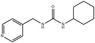 N-CYCLOHEXYL((4-PYRIDYLMETHYL)AMINO)FORMAMIDE Struktur