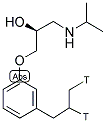 L-[PROPYL-2,3-3H]DIHYDROALPRENOLOL Struktur