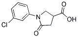 1-(3-CHLOROPHENYL)-5-OXOPYRROLIDINE-3-CARBOXYLIC ACID Struktur