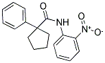 N-(2-NITROPHENYL)(PHENYLCYCLOPENTYL)FORMAMIDE Struktur