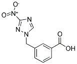 3-((3-NITRO-1H-1,2,4-TRIAZOL-1-YL)METHYL)BENZOIC ACID Struktur