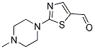 2-(4-METHYLPIPERAZINO)-1,3-THIAZOLE-5-CARBALDEHYDE Struktur