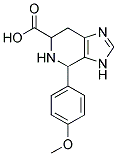 4-(4-METHOXY-PHENYL)-4,5,6,7-TETRAHYDRO-3H-IMIDAZO[4,5-C]PYRIDINE-6-CARBOXYLIC ACID Struktur