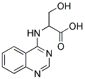 3-HYDROXY-2-(QUINAZOLIN-4-YLAMINO)-PROPIONIC ACID Struktur