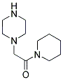 1-(2-OXO-2-PIPERIDIN-1-YLETHYL)PIPERAZINE Struktur