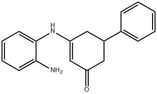 3-((2-AMINOPHENYL)AMINO)-5-PHENYLCYCLOHEX-2-EN-1-ONE Struktur