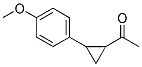 1-[2-(4-METHOXYPHENYL)CYCLOPROPYL]-1-ETHANONE Struktur