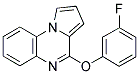 3-FLUOROPHENYL PYRROLO[1,2-A]QUINOXALIN-4-YL ETHER Struktur