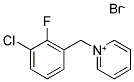 1-(3-CHLORO-2-FLUOROBENZYL)PYRIDINIUM BROMIDE Struktur