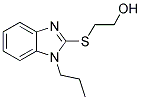 2-[(1-PROPYL-1H-BENZIMIDAZOL-2-YL)THIO]ETHANOL Struktur