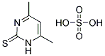 4,6-DIMETHYL-2-THIOPYRIMIDINESULFATE Struktur