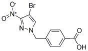 4-(4-BROMO-3-NITRO-PYRAZOL-1-YLMETHYL)-BENZOIC ACID Struktur