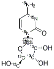 CYTIDINE (RIBOSE-13C5; U-15N3) Struktur