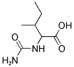 3-METHYL-2-UREIDO-PENTANOIC ACID Struktur