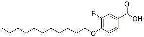 3-FLUORO-4-UNDECYLOXYBENZOIC ACID Struktur