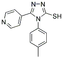 4-(4-METHYLPHENYL)-5-PYRIDIN-4-YL-4H-1,2,4-TRIAZOLE-3-THIOL Struktur