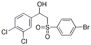 2-[(4-BROMOPHENYL)SULFONYL]-1-(3,4-DICHLOROPHENYL)-1-ETHANOL Struktur