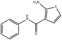 2-AMINO-N-PHENYLTHIOPHENE-3-CARBOXAMIDE Struktur