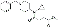 4-[(1-BENZYLPIPERIDIN-4-YL)CYCLOPROPYLAMINO]-4-OXOBUTANOIC ACID METHYL ESTER Struktur