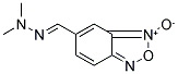 6-(2,2-DIMETHYLCARBOHYDRAZONOYL)-2,1,3-BENZOXADIAZOL-1-IUM-1-OLATE Struktur