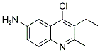 4-CHLORO-3-ETHYL-2-METHYL-QUINOLIN-6-YLAMINE Structure