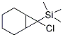 7-CHLOROBICYCLO [4.1.0] HEPT-7YL TRIMETHYL SILANE Struktur