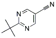 2-(1,1-DIMETHYLETHYL)PYRIMIDINE-5-CARBONITRILE Struktur