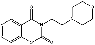 3-(2-MORPHOLINOETHYL)-2H-1,3-BENZOTHIAZINE-2,4(3H)-DIONE Struktur