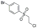 1-BROMO-4-[(2-CHLOROETHYL)SULFONYL]BENZENE Struktur