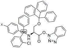 2-CLTRT RESIN-SER(TRT)-OBT Struktur