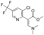 METHYL (Z)-2-[3-CHLORO-5-(TRIFLUOROMETHYL)-2-PYRIDINYL]-3-(DIMETHYLAMINO)-2-PROPENOATE Struktur