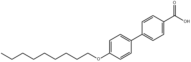 4'-(NONYLOXY)[1,1'-BIPHENYL]-4-CARBOXYLIC ACID Struktur