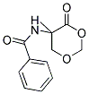 DL-5-BENZOYLAMINO-5-METHYL-4-OXO-1,3-DIOXANE Struktur