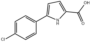 5-(4-CHLORO-PHENYL)-1H-PYRROLE-2-CARBOXYLIC ACID Struktur