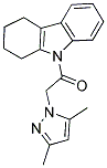 9-[(3,5-DIMETHYL-1H-PYRAZOL-1-YL)ACETYL]-2,3,4,9-TETRAHYDRO-1H-CARBAZOLE Struktur