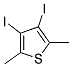 3,4-DIIODO-2,5-DIMETHYLTHIOPHENE Struktur