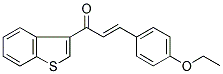 1-(1-BENZOTHIOPHEN-3-YL)-3-(4-ETHOXYPHENYL)PROP-2-EN-1-ONE Struktur