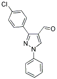 3-(4-CHLORO-PHENYL)-1-PHENYL-1H-PYRAZOLE-4-CARBALDEHYDE Struktur