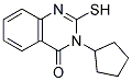 3-CYCLOPENTYL-2-MERCAPTO-3H-QUINAZOLIN-4-ONE Struktur