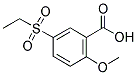 2-METHOXY-5-(ETHYLSULFONYL)BENZOIC ACID Struktur