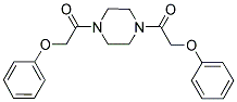 2-PHENOXY-1-[4-(2-PHENOXY-ACETYL)-PIPERAZIN-1-YL]-ETHANONE Struktur