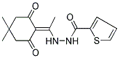 N'-[1-(4,4-DIMETHYL-2,6-DIOXOCYCLOHEXYLIDENE)ETHYL]THIOPHENE-2-CARBOHYDRAZIDE Struktur