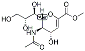 N-ACETYL-2,3-DEHYDRO-2-DEOXYNEURAMINIC ACID, METHYL ESTER Struktur