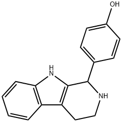 4-(2,3,4,9-TETRAHYDRO-1H-BETA-CARBOLIN-1-YL)-PHENOL Struktur